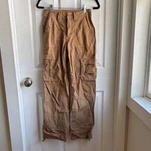 American Eagle Outfitters Women's Tan Cargo Pants